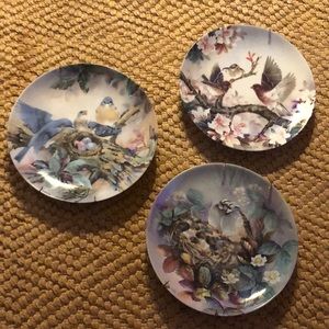 Set of three art plates - Nature’s Poetry collection